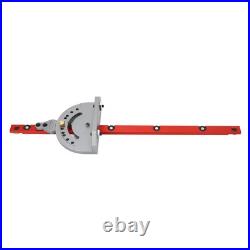 19in Table Saw Miter Gauge Aluminum Alloy Angle Adjustable Miter Gauge