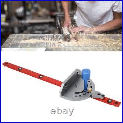 19in Table Saw Miter Gauge Aluminum Alloy Angle Adjustable Miter Gauge