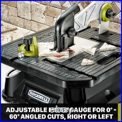 Portable Tabletop Saw Steel Rip Fence Miter Gauge 7 Accessories BladeRunner X2